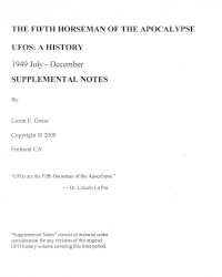 SN—UFOs: A History 1947: July-December